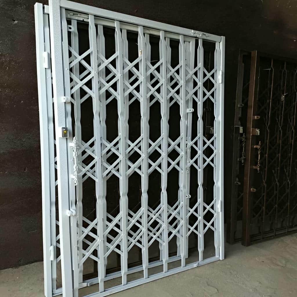 خرید درب حفاظ آکاردئونی دوگل در پردیس