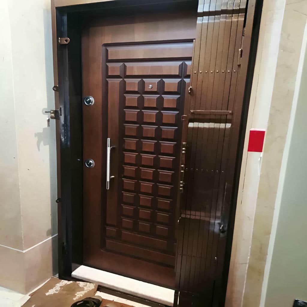 قیمت درب حفاظ آکاردئونی با قفل ضدبرش در کاشان