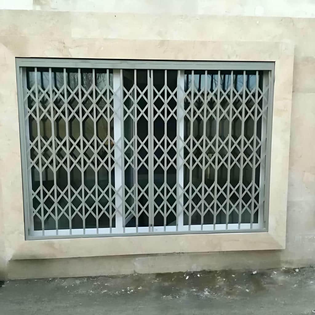قیمت درب حفاظ آکاردئونی سه گل در کیش