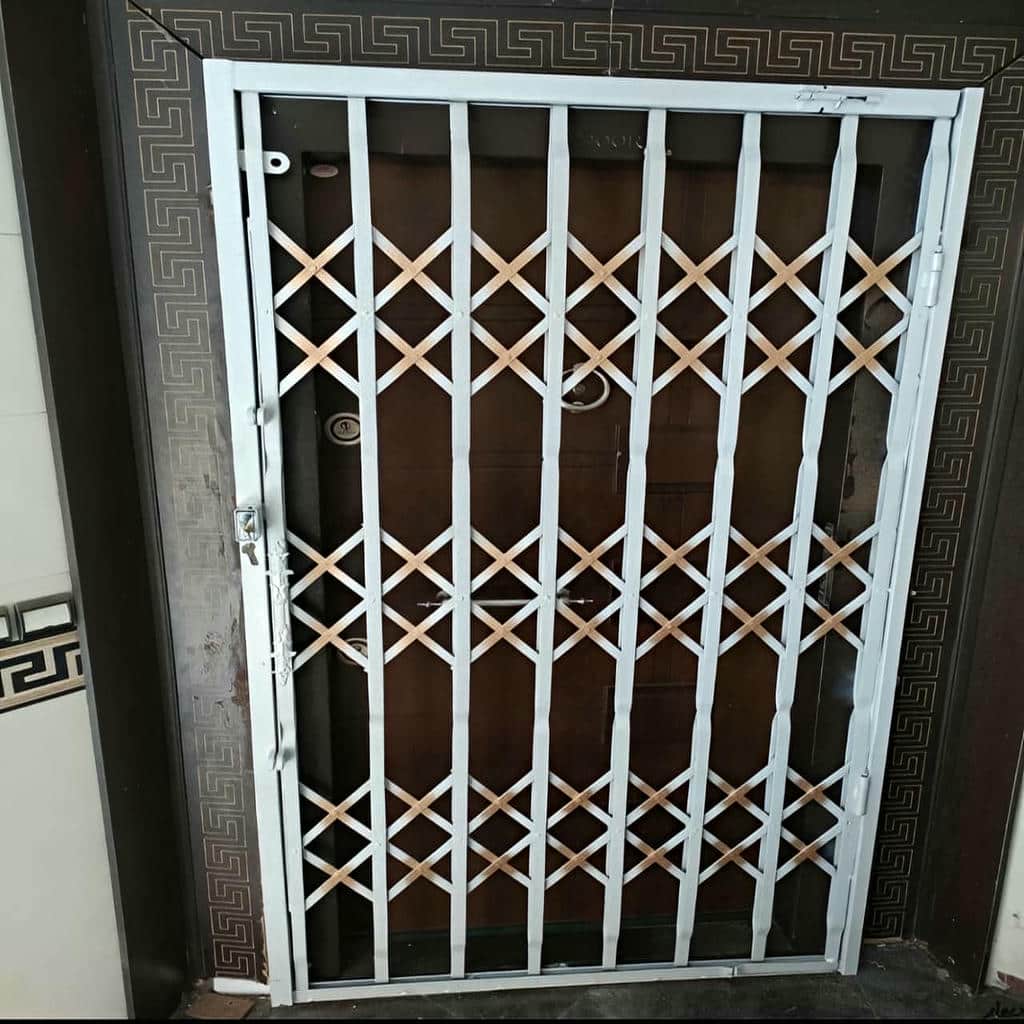 خرید درب حفاظ آکاردئونی دوگل در محمدشهر