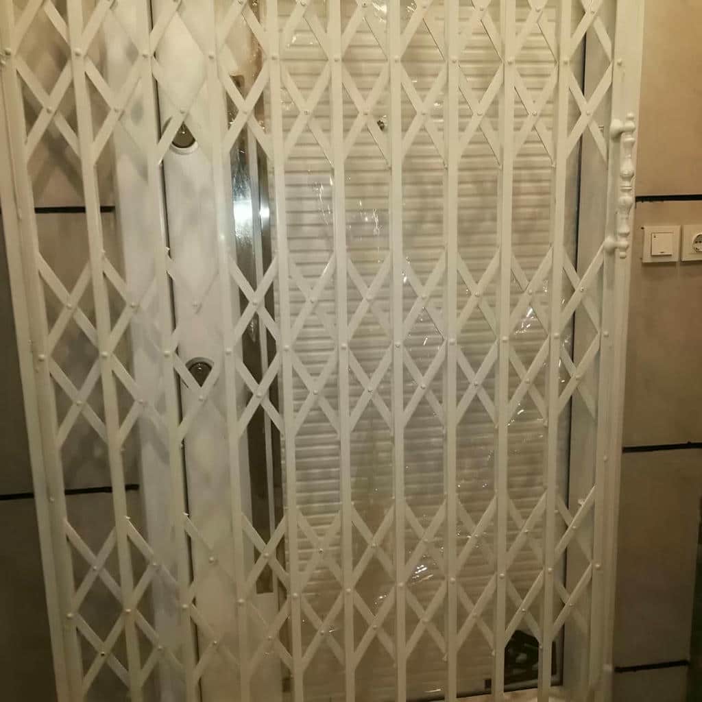 قیمت درب حفاظ آکاردئونی سه گل در فشم