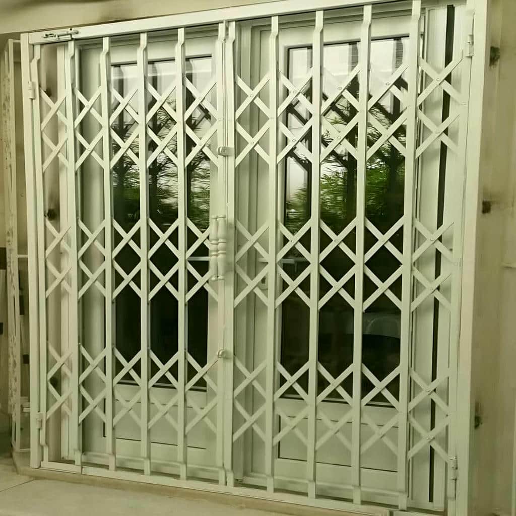 خرید درب حفاظ آکاردئونی دوگل در فیروزکوه