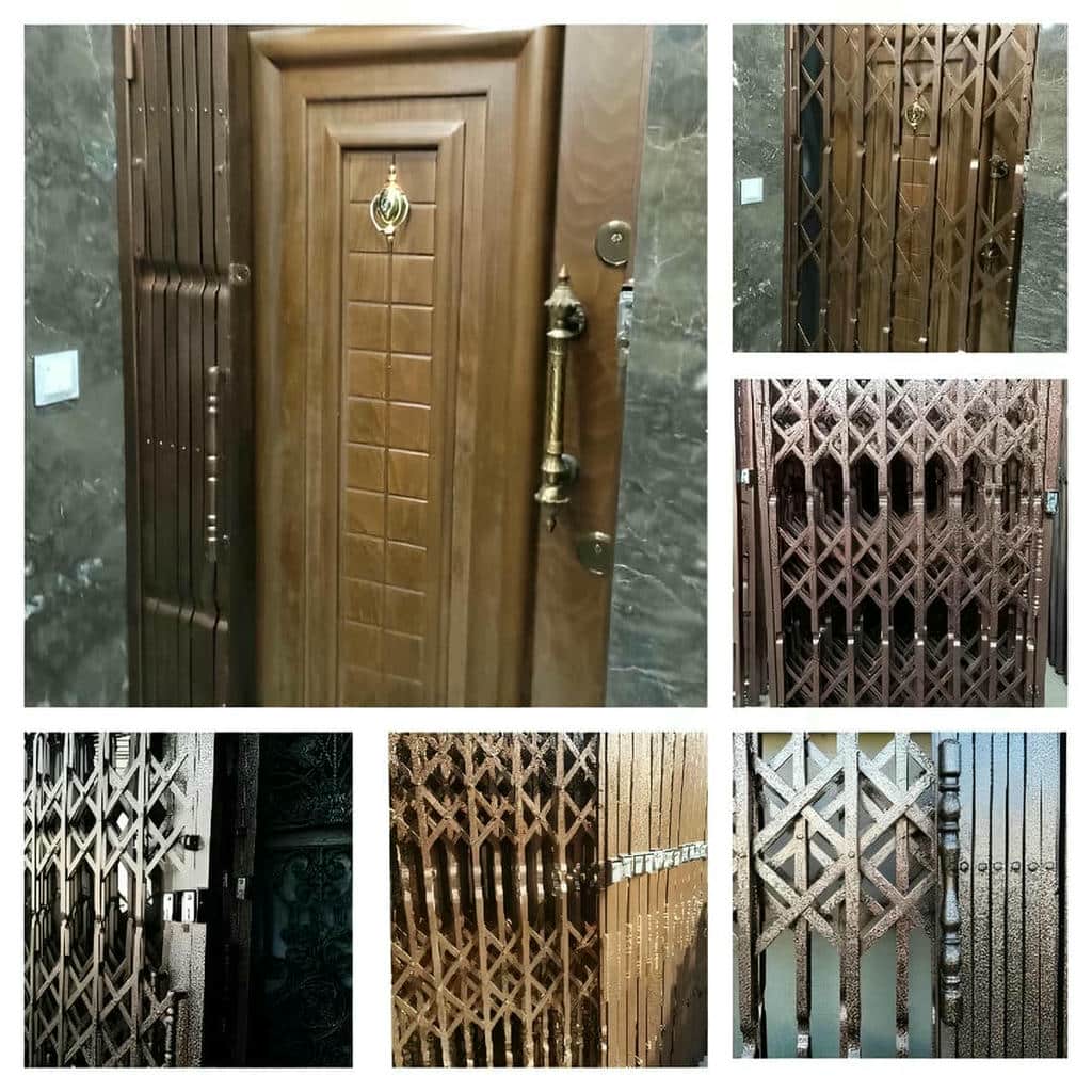 فروش درب حفاظ آکاردئونی مسکونی در پردیس