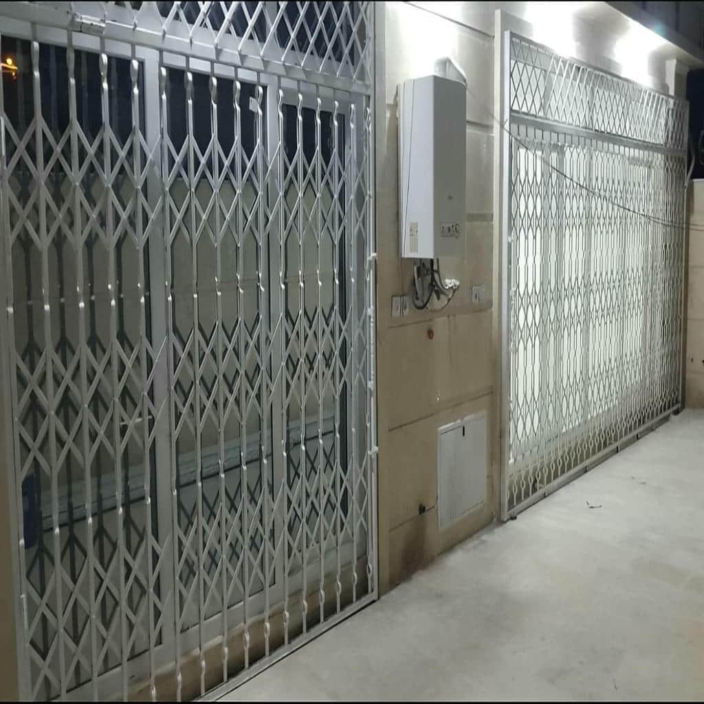 خرید درب حفاظ آکاردئونی دوگل در بندر لنگه
