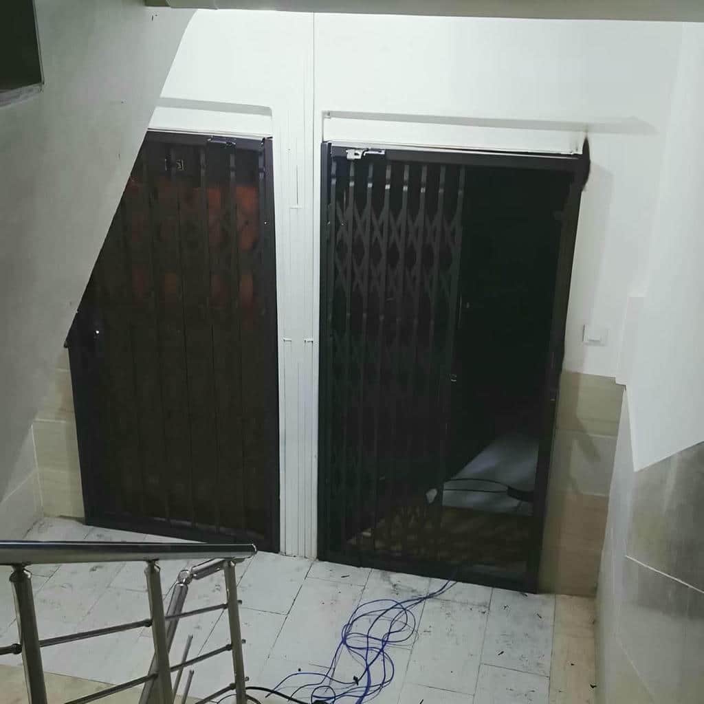 خرید درب حفاظ آکاردئونی دوگل در پرند