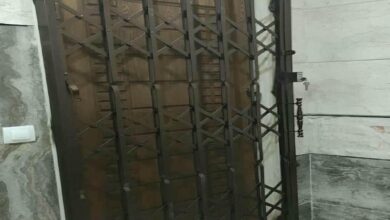 درب حفاظ آکاردئونی در هشتگرد