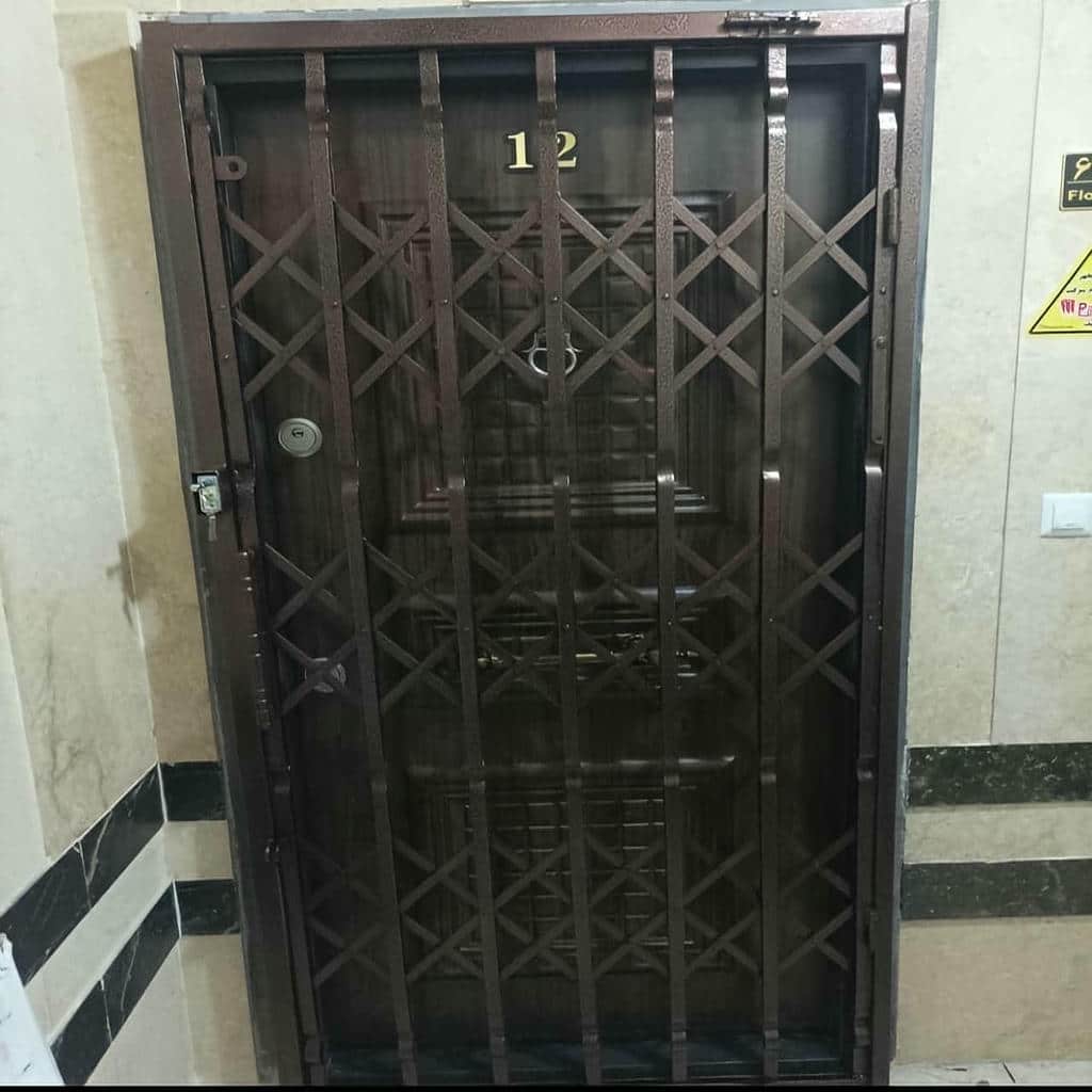 قیمت درب حفاظ آکاردئونی ضدبرش در آمل