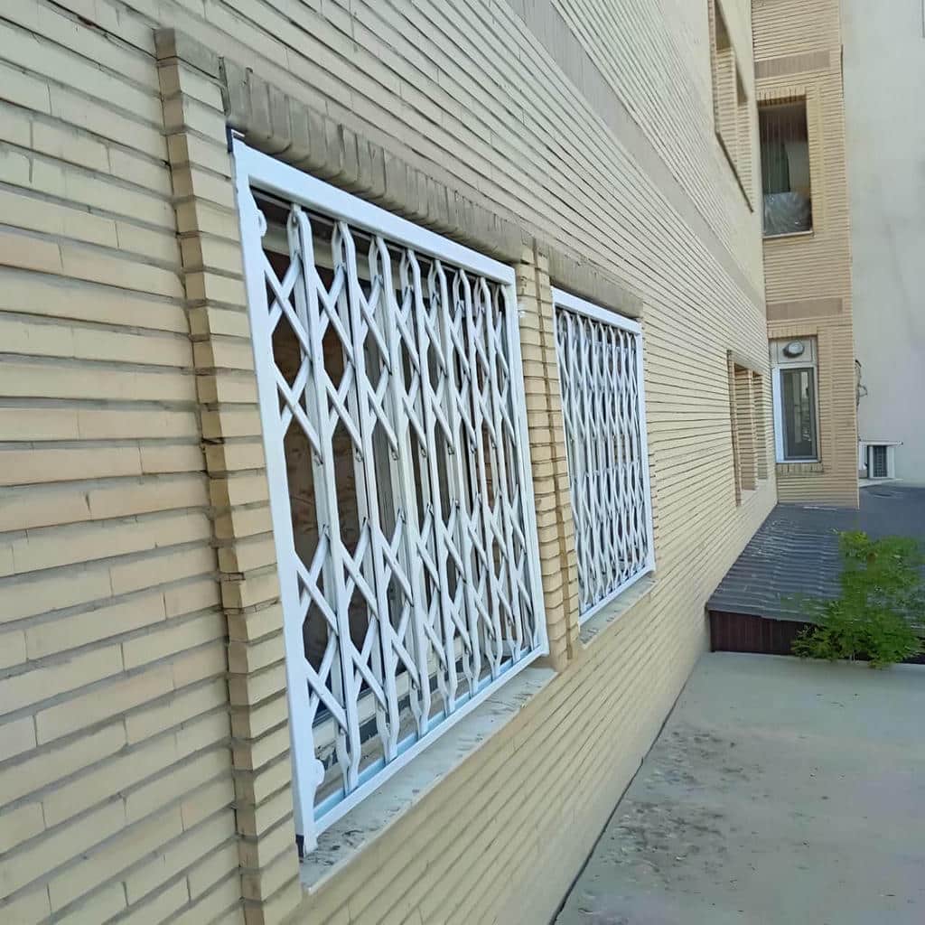 خرید درب حفاظ آکاردئونی دوگل در خرم آباد