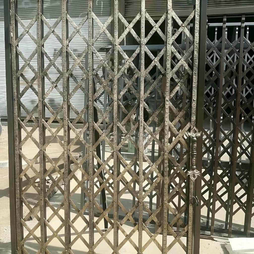 خرید درب حفاظ آکاردئونی دوگل در مهرشهر کرج