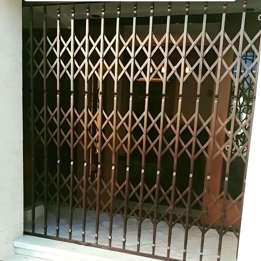 خرید درب حفاظ آکاردئونی با یراق ایمن در قائمشهر