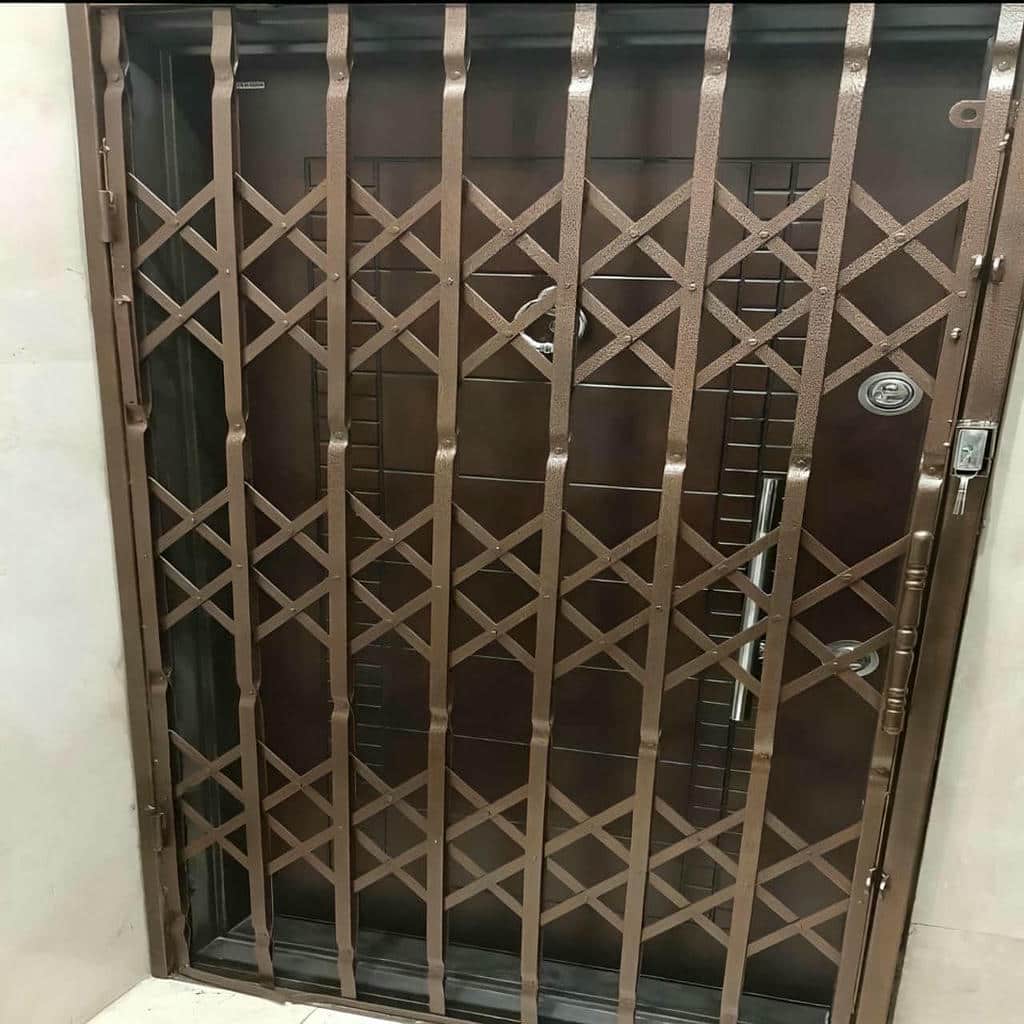 خرید درب حفاظ آکاردئونی دوگل در بندرعباس