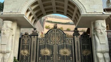 درب حیاط در شیراز