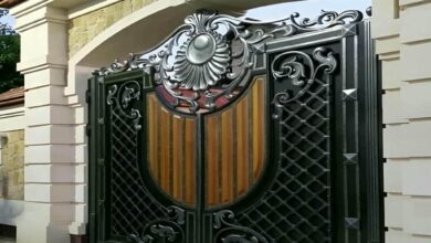 درب حیاط در لواسان