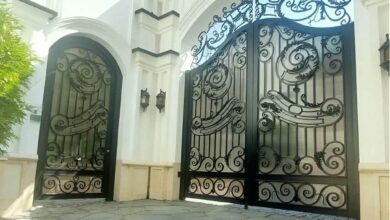 درب حیاط در تهران