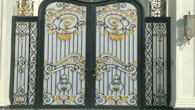 درب حیاط در سنندج