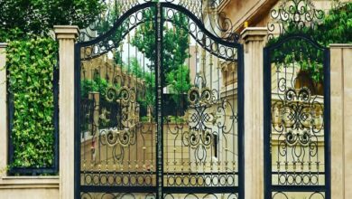 درب حیاط در ایرانشهر
