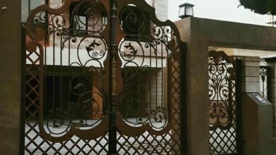 درب حیاط در بجنورد