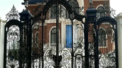 درب حیاط در اشتهارد