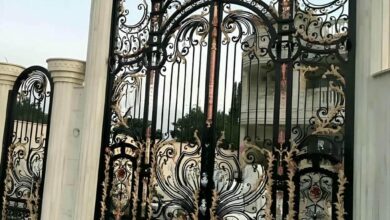 درب حیاط در شهریار
