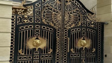 درب حیاط در پردیس
