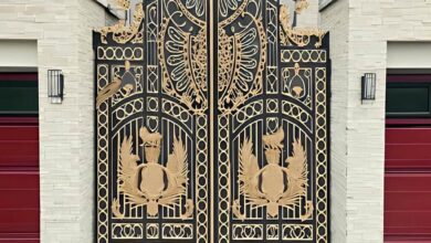 درب حیاط در نوشهر