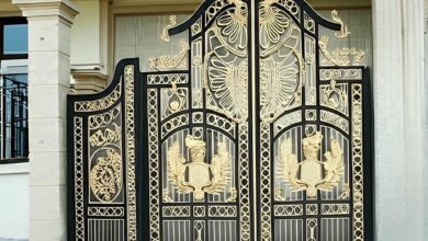 درب حیاط در نسیم شهر