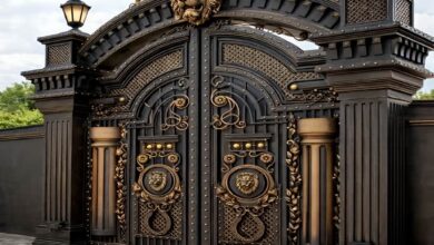 درب حیاط در ملارد