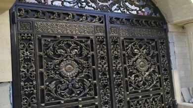 درب حیاط در گنبدکاووس