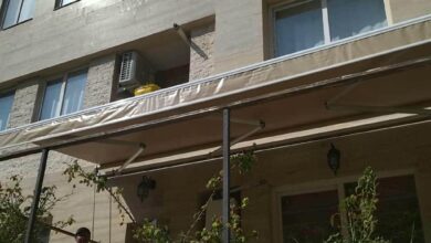 سایبان برقی در ساری