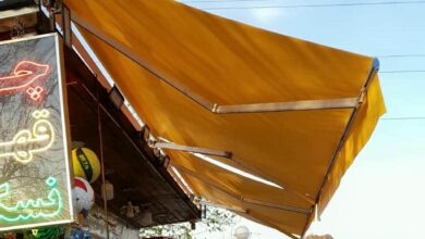 سایبان برقی در پردیس