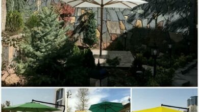 سایبان برقی در سیرجان