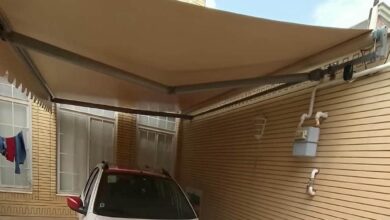 سایبان برقی در رفسنجان