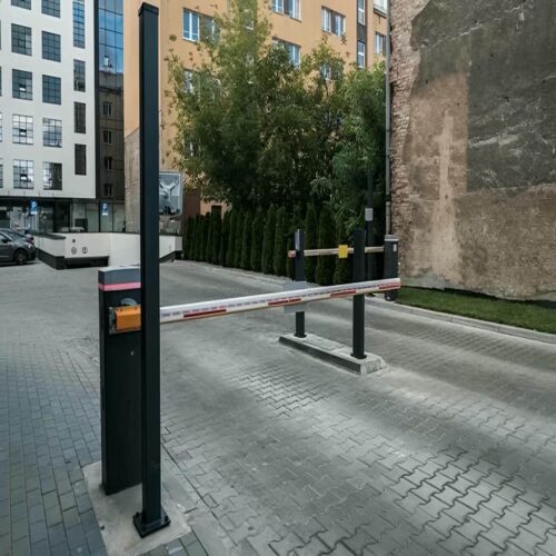 راهبند پارکینگ با بازوی اتوماتیک فلزی