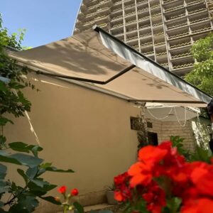 سایبان برقی ضد UV محافظ پوست و مبلمان