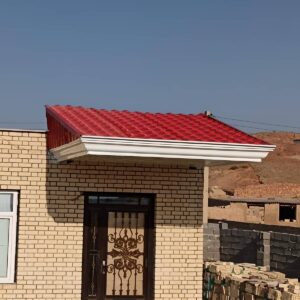 آردواز دکوراتیو ساختمان با نورپردازی نما