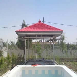 آردواز سردرب حیاط با طراحی کلاسیک