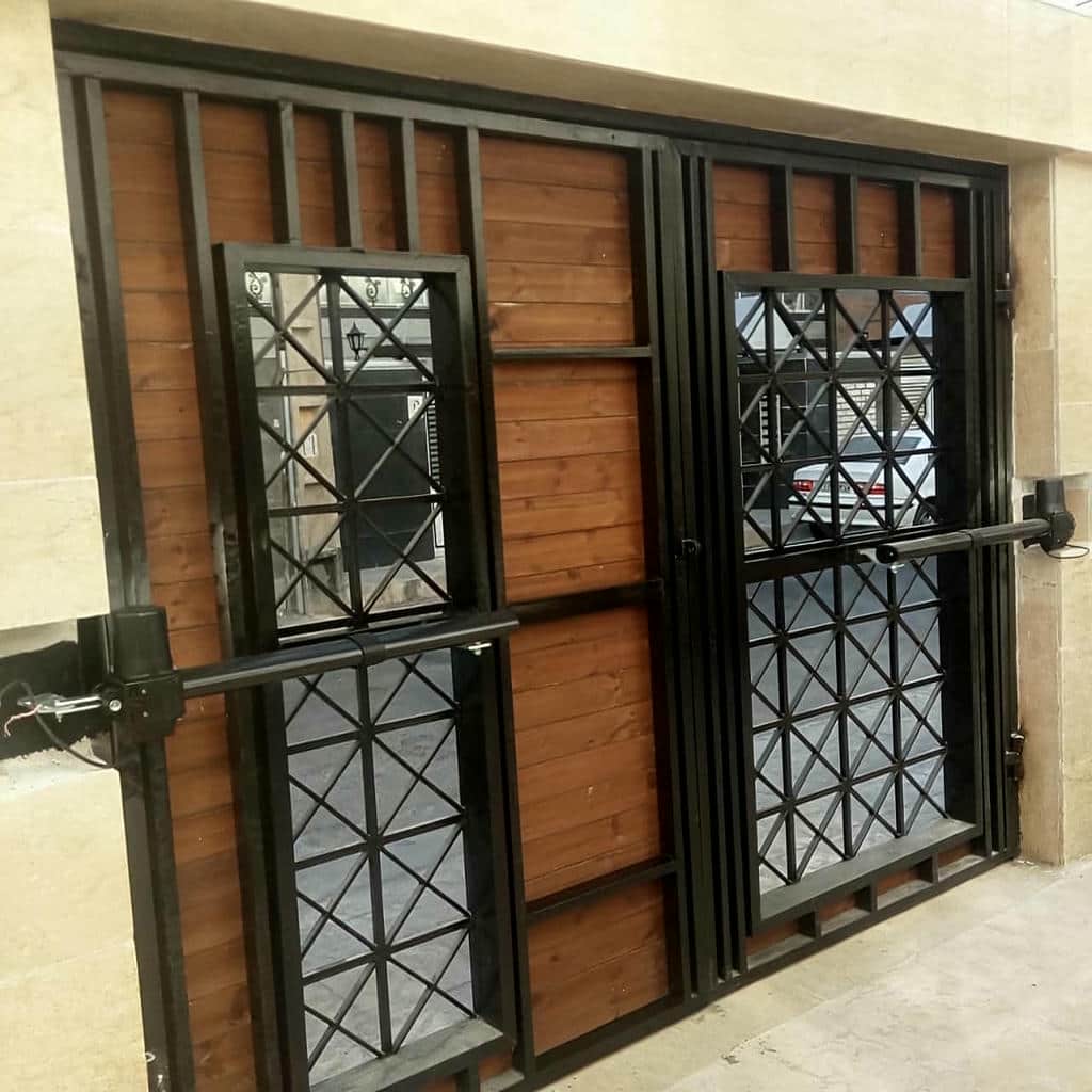 مشخصات فنی جک درب پارکینگی با کورس بازوی استاندارد