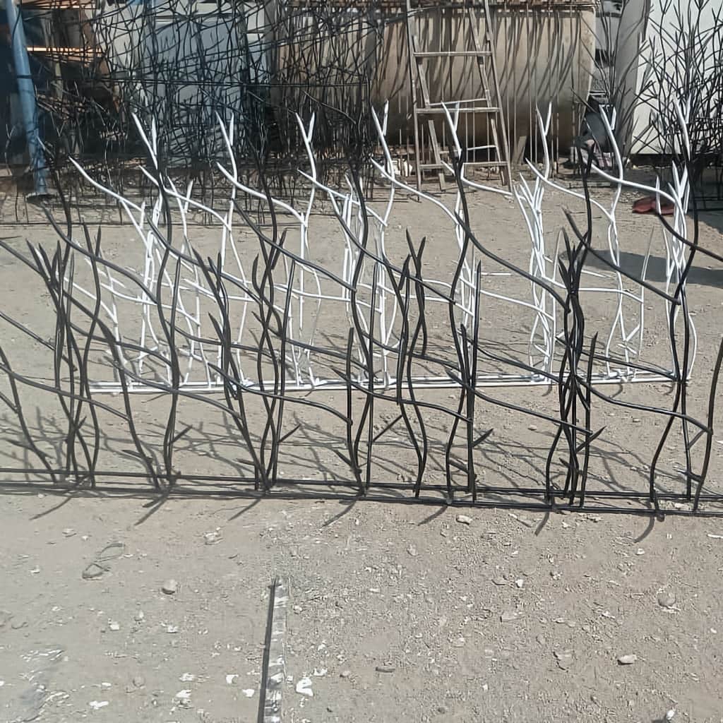 اجرای حفاظ دیوار ضد سرقت میلگردی با اتصالات محکم