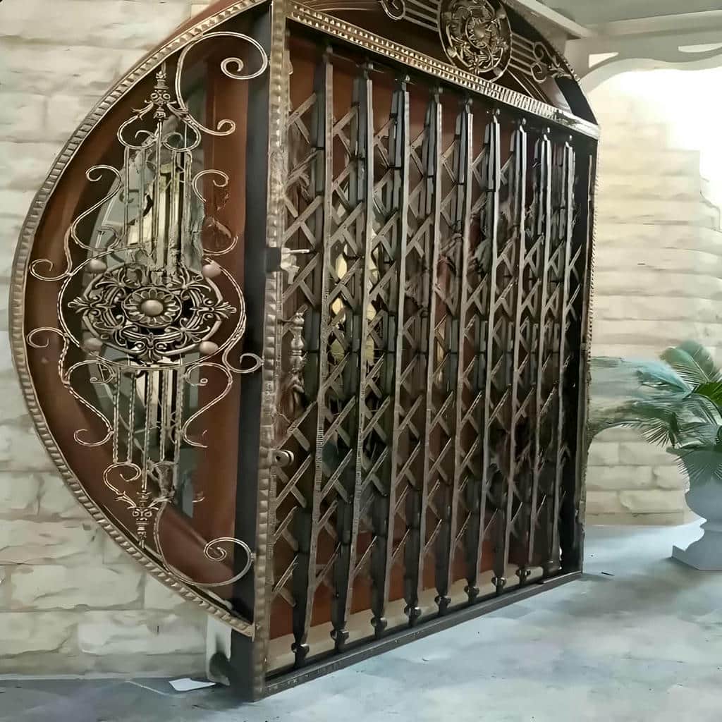سفارش درب آکاردئونی ضد سرقت با قفل مخفی برای ورودی واحد