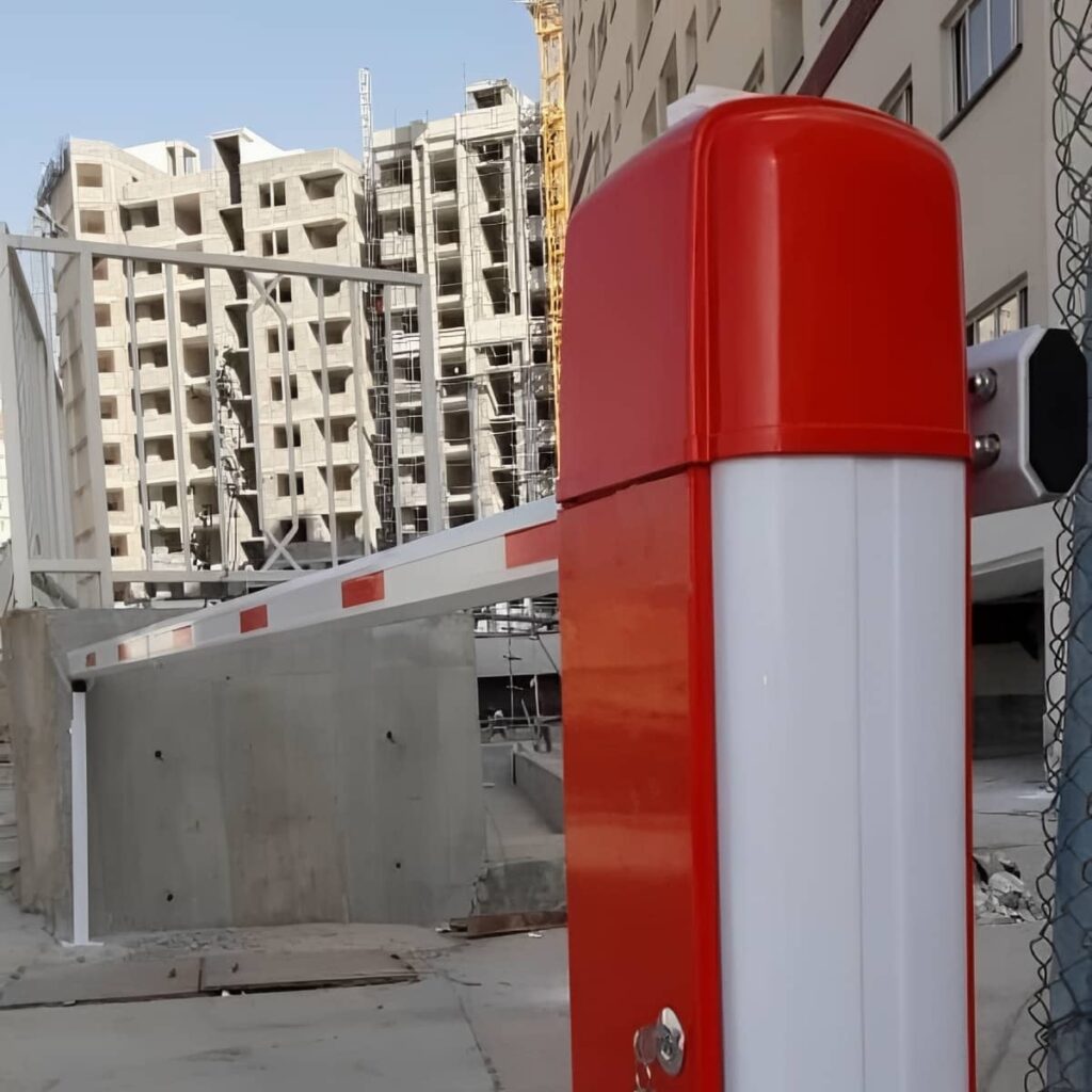 راهبند تلسکوپی مسیر باریک با چشم ایمنی مسیر خودرو
