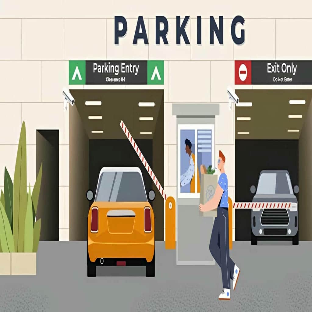 راهبند نگهبانی اتاق کنترل با کنترل ریموت نگهبانی