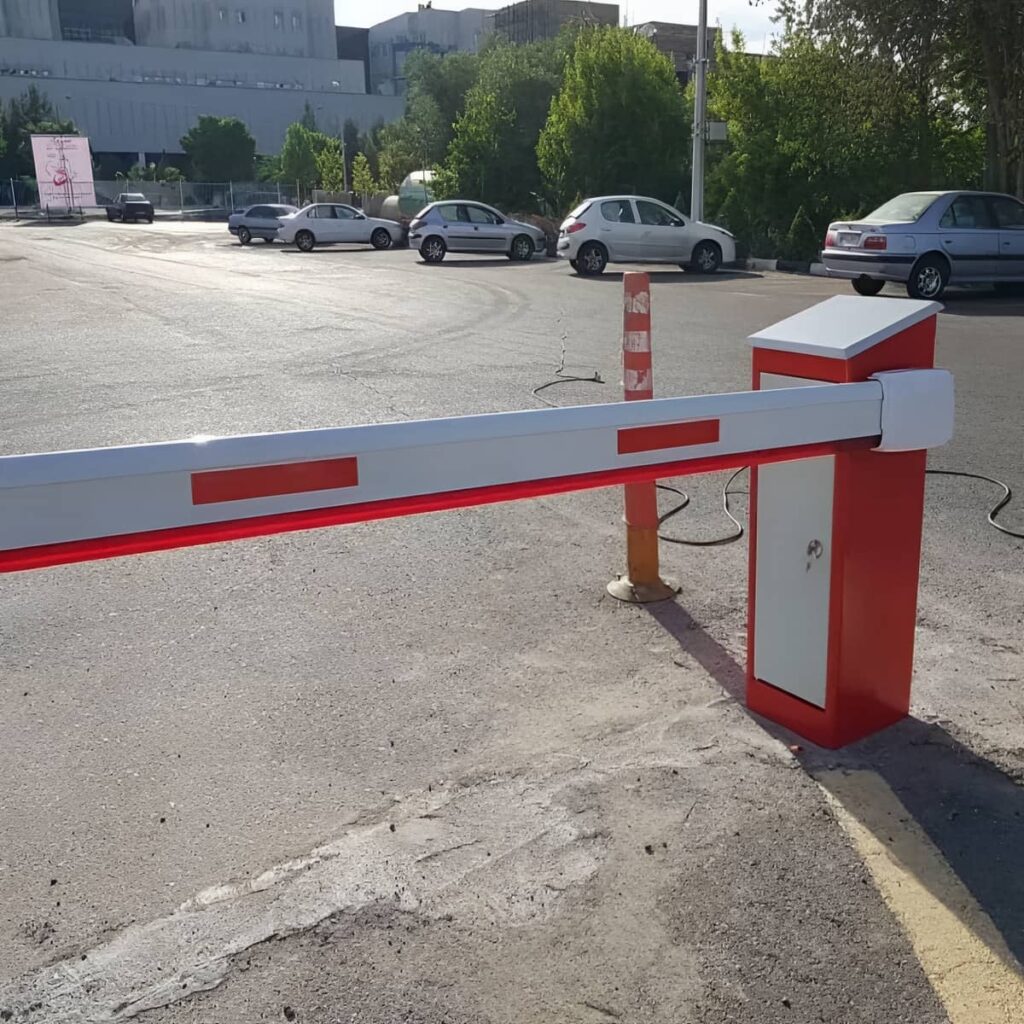 راهبند فروشگاهی پارکینگ طبقاتی با بازوی آلومینیومی سبک
