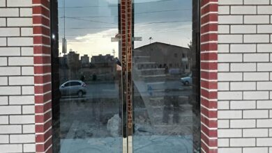 10 مدل درب شیشه ای لمینت اتوماتیک لابی