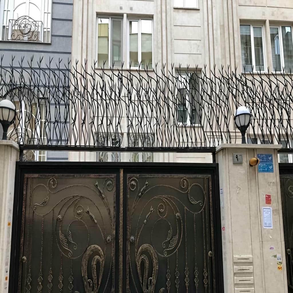 ساخت حفاظ دیوار شاخ گوزنی میلگرد خمکاری با خمکاری دقیق