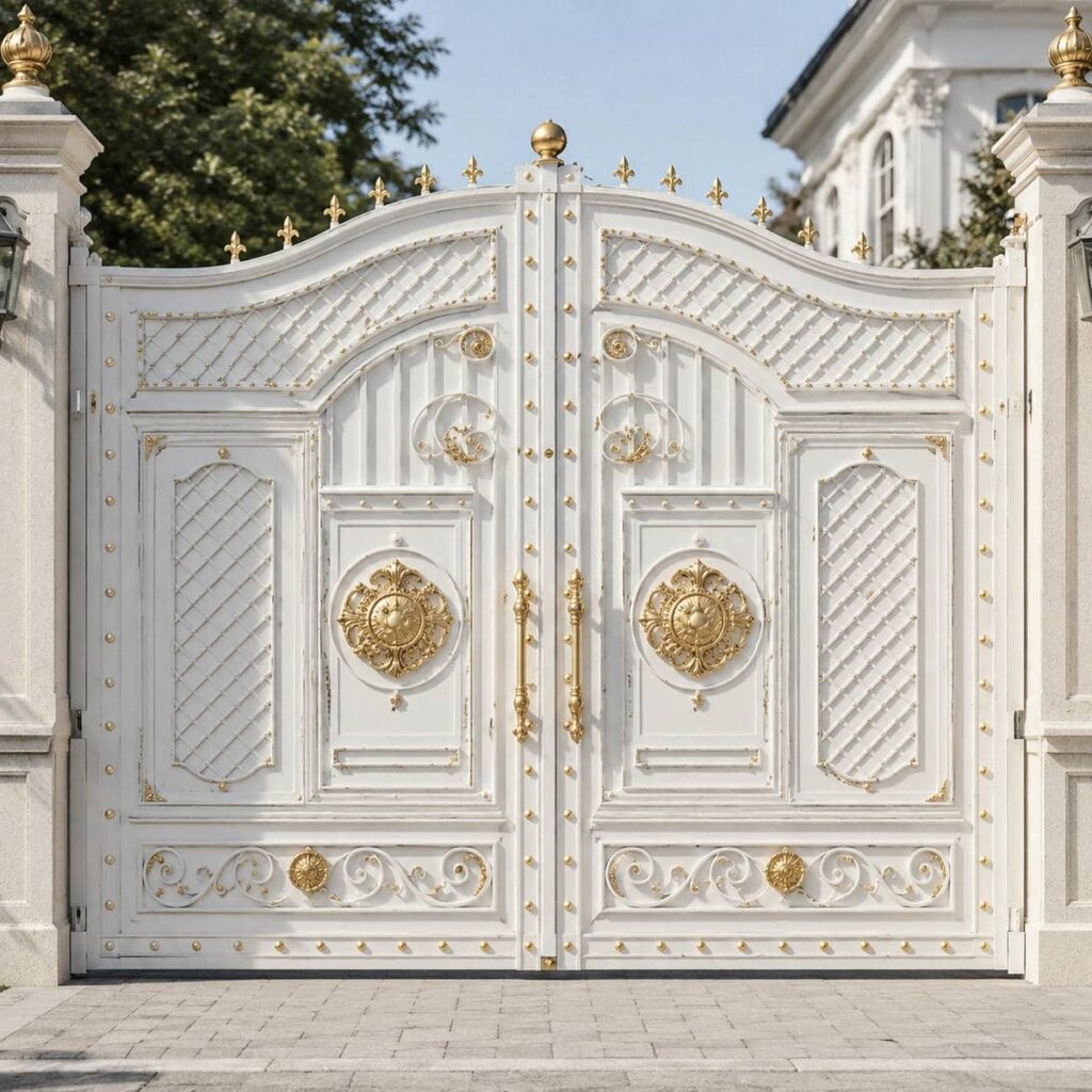تولید درب پارکینگ ویلا ماشین رو با پروفیل مقاوم