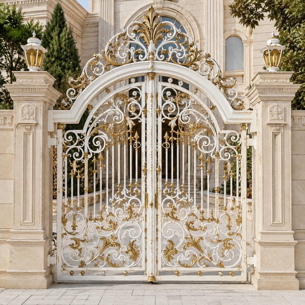 درب ویلایی قاب دار محوطه ورق دار برای سفارش حریم بیشتر