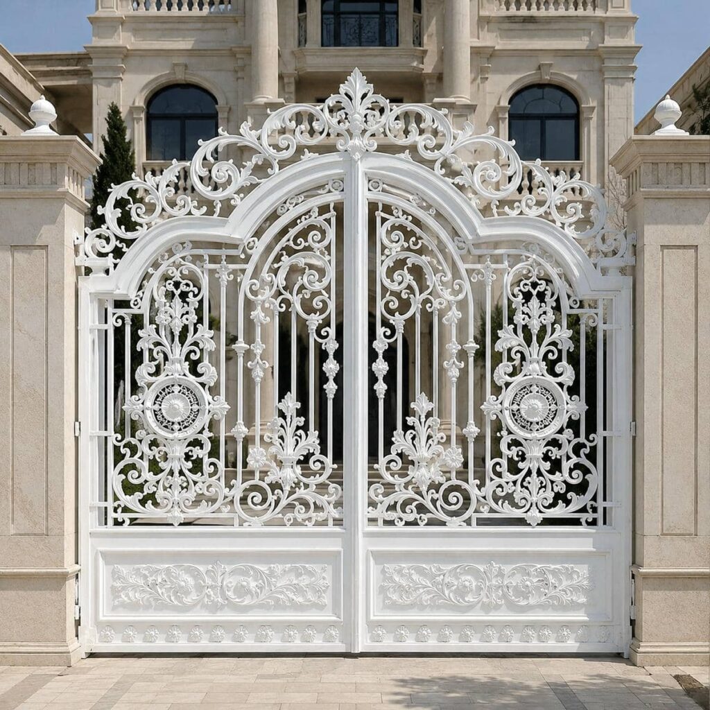 درب ویلایی باغچه دار ورودی برای اجرای محوطه زیبا