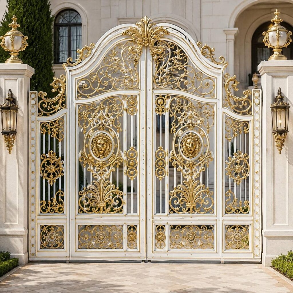 درب ویلایی طرح چوب فلزی برای خرید ورودی گرم و مقاوم