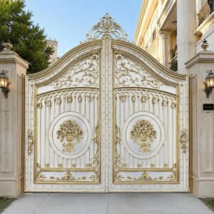 12 نمونه درب پارکینگ حیاط لولایی
