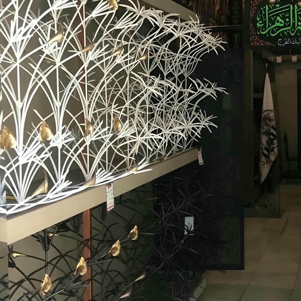 اجرای حفاظ لیلیوم دیوار لوکس ویلا با ظاهر منظم